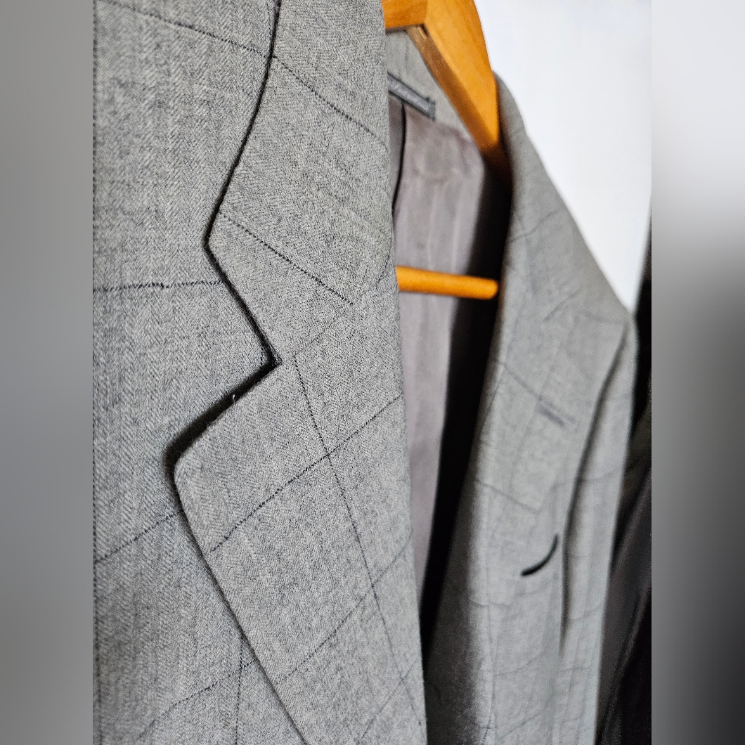 Zegna Cashmere Suit Made In Switzerland